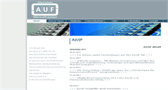 Desktop Screenshot of a-u-f.com